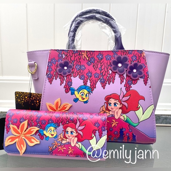 Bioworld Handbags - The Little Mermaid🧜🏻‍♀️Handbag Set